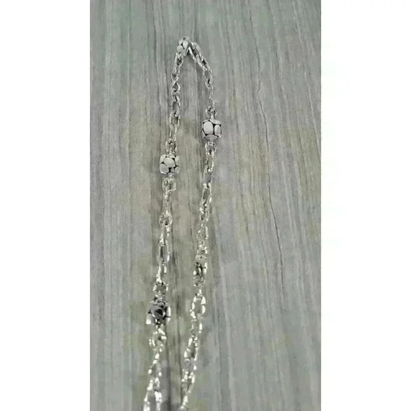 John Hardy Sterling Silver Heritage Kali Station Necklace 45" - Picture 4 of 15